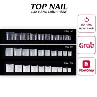Gói 500 Móng nối, móng tip vuông cho móng chân