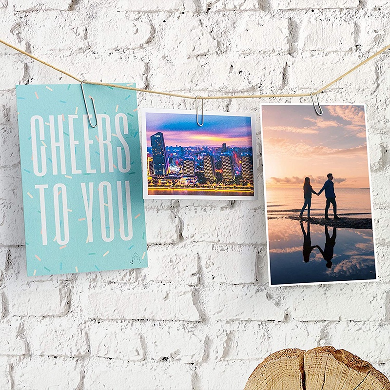 Set 20 Kẹp Giấy Kim Loại 28mm Đánh Dấu Trang Sách Tiện Dụng