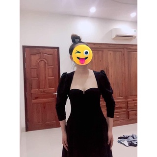 Đ08-Đầm dài dự tiệc đính ngọc