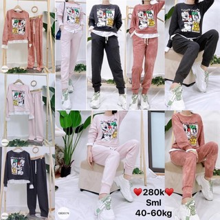 Bán sỉ Bộ nỉ micky gấu trắng VNXK