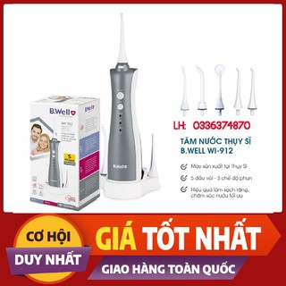 Tăm nước thụy sĩ b-well wi-912 - phiên bản cải tiến 5 đầu phun