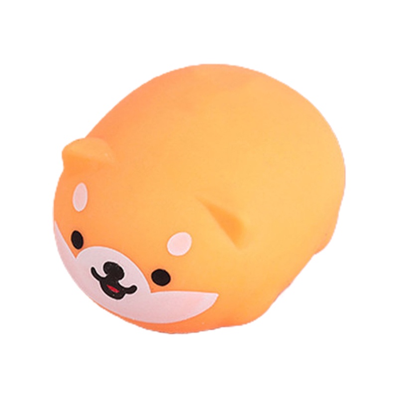 Đồ Chơi Nắn Bóp Đàn Hồi Giảm Stress Hình Chú Chó Shiba