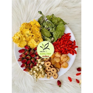🍃 𝐓𝐫𝐚̀ 𝐝𝐮̛𝐨̛̃𝐧𝐠 𝐧𝐡𝐚𝐧 𝟕 𝐯𝐢̣ - Trà dưỡng nhan bảy vị  𝐇𝐨𝐚 𝐇𝐨̂̀𝐧𝐠,𝐡𝐨𝐚 𝐜𝐮́𝐜 ,𝐋𝐨𝐧𝐠 𝐧𝐡𝐚̃𝐧,bạc hà,𝐓𝐚́𝐨 đ𝐨̉,𝐇𝐨𝐚 𝐋𝐚̀𝐨,𝐤𝐢̉ 𝐭𝐮̛̉