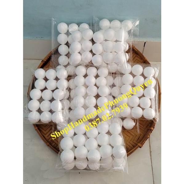 Nụ xốp tròn l 2cm-3cm-3.5cm-4.5cm