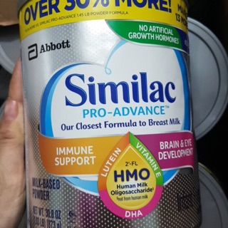 Sữa Similac Pro Advance HMO (NON GMO) 873g chuẩn Mỹ
