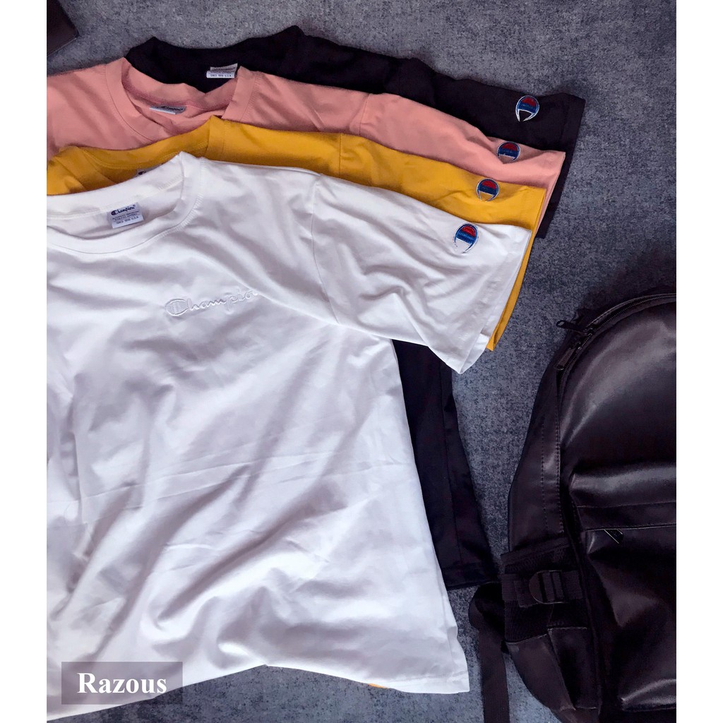 Áo thun cổ tim unisex form rộng mùa hè thời trang | BigBuy360 - bigbuy360.vn