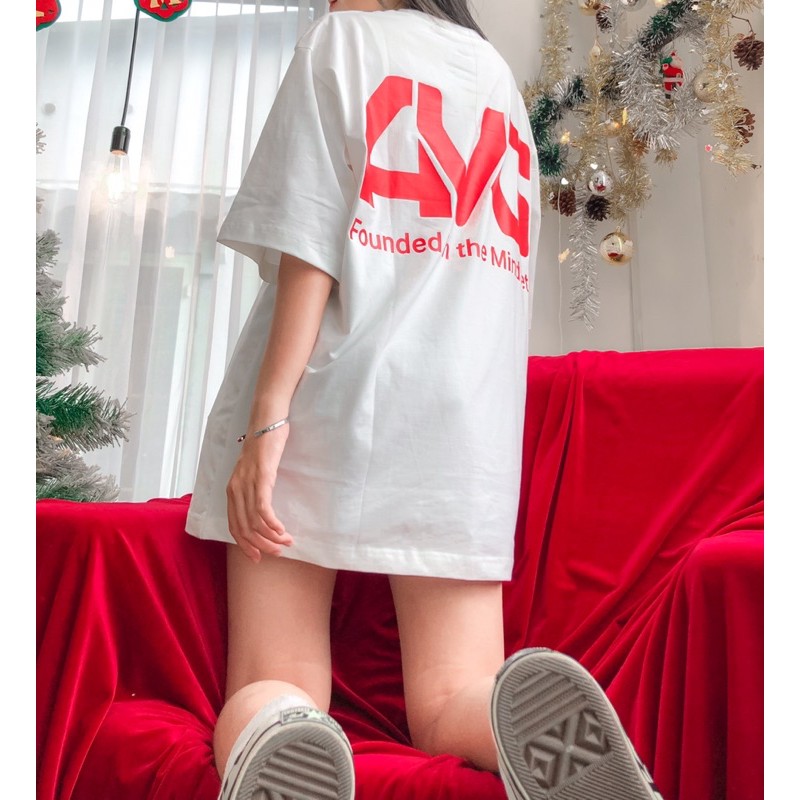 áo thun trắng Andy Vũ Fire Red