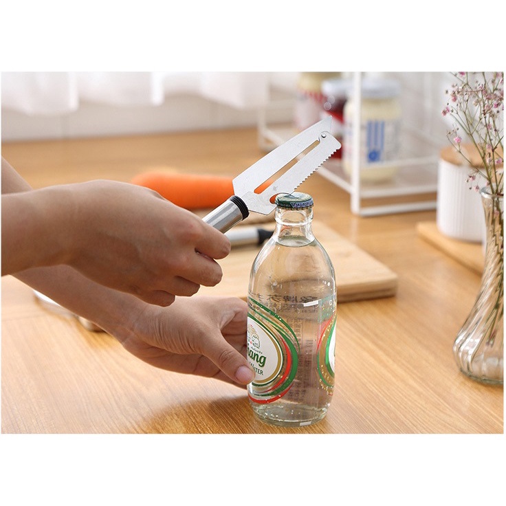 Dao Bào 2 Lưỡi Inox, Dao Tỉa Củ Quả, Cắt Gọt 5IN1 Đa Năng - MTDDT