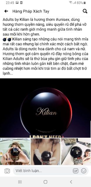 Nước hoa KILIAN ADULT /PRINCESS 100ML -STORE MACY'S . [New Hot]