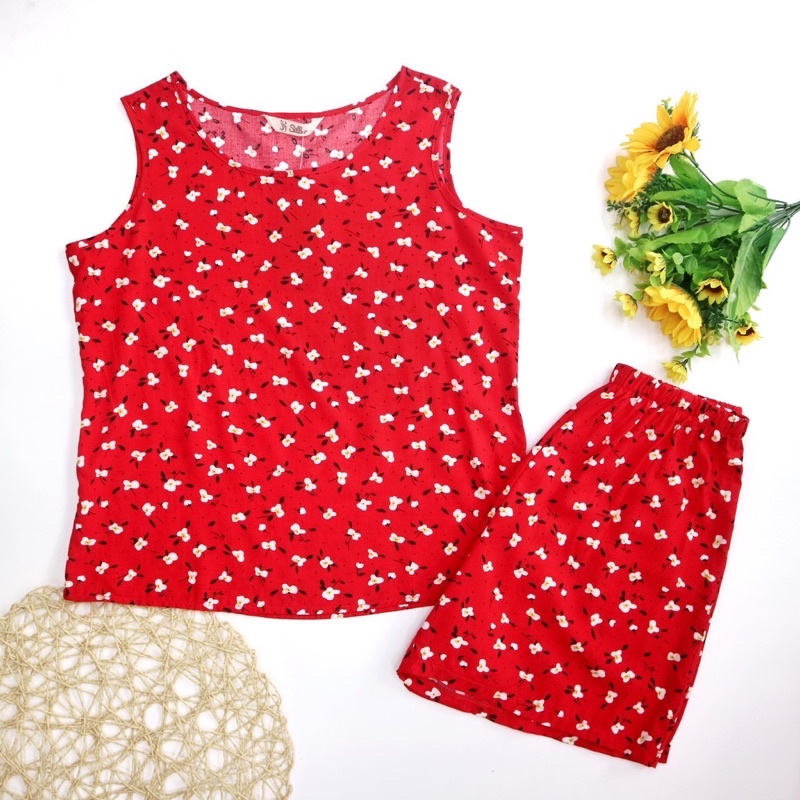 Bộ Lanh Đùi Sát Nách BL Fashion Mặc Nhà Chất Lanh Lụa