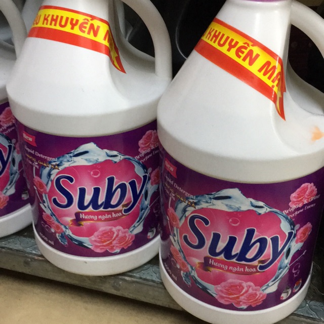 Nước giặt xả 2 in 1 Suby