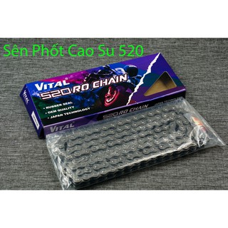 Sên 520/O ring /sên Phốt cao su 520 cho NSD REBEL,MT03,YFR- R3, NINJA, VERSYS Nhông SênDĩaREBEL VITAL hàng Malaysia