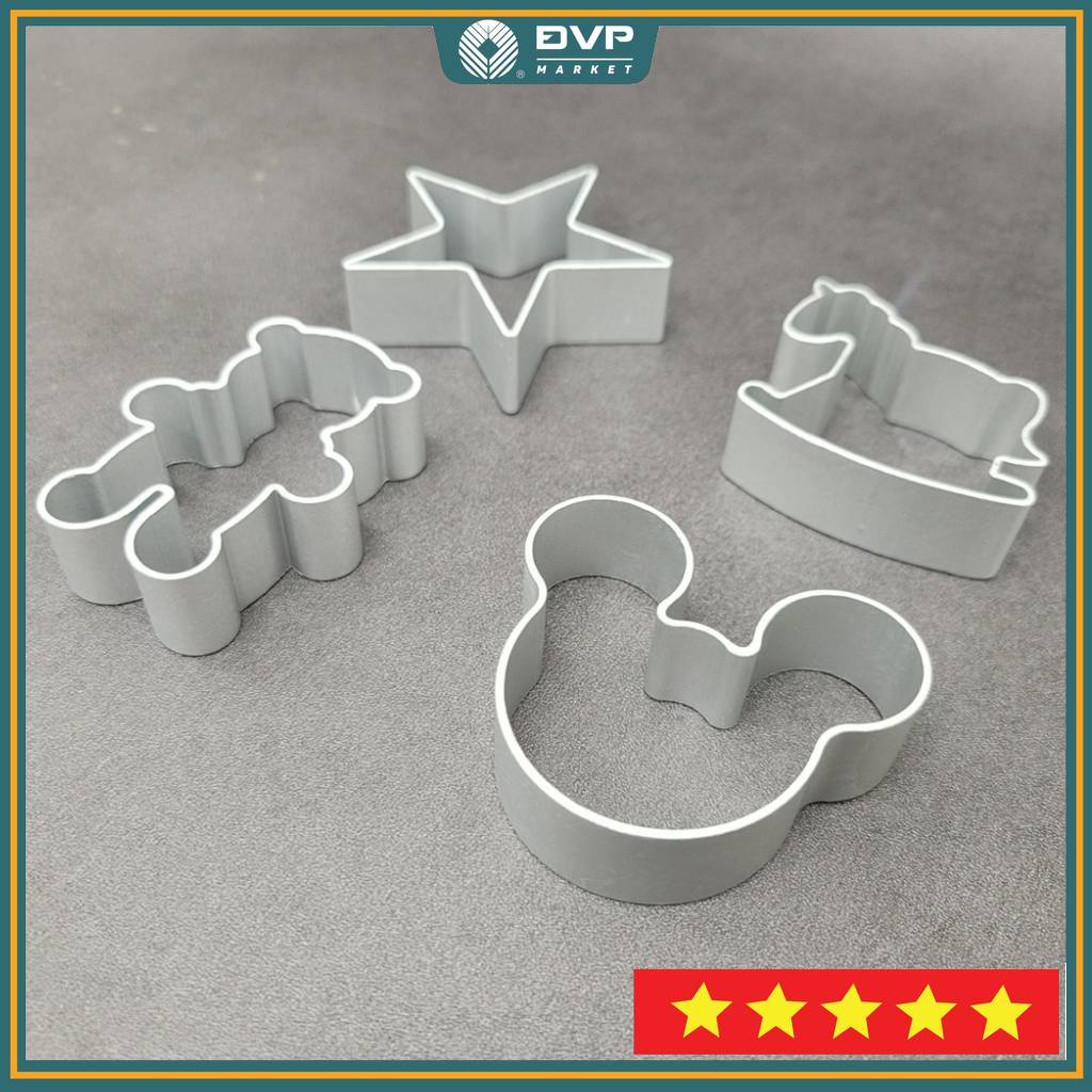 [GIÁ TỐT] KHUÔN BÁNH DỨA - KHUÔN NHẤN BÁNH COOKIE NHIỀU HÌNH DẠNG