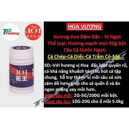 Hương liệu pha chế mồi câu 101 Đài Loan