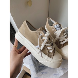 CÓ SẴN GIÀY BÁNH MÌ BEIGE SNEAKER( Kèm video ảnh thật)