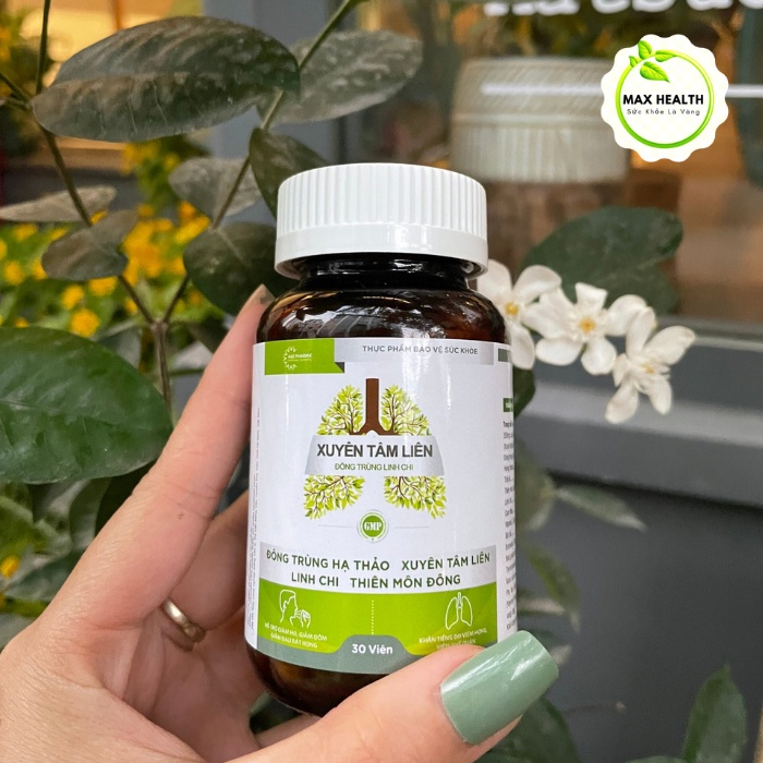 Xuyên Tâm Liên – Đông Trùng Linh Chi, thanh nhiệt, giải độc, bổ phế - MaxHealth