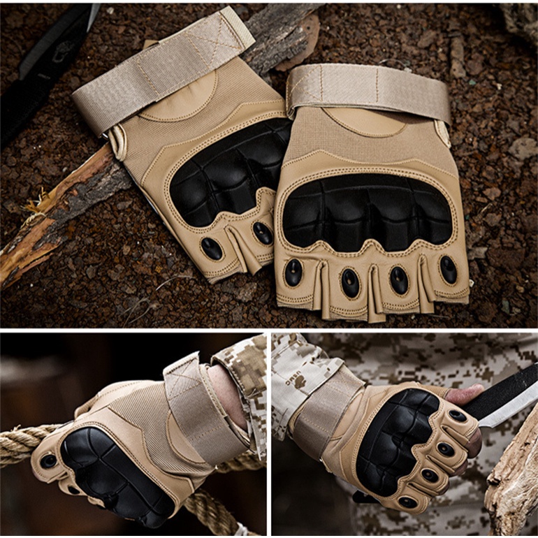 J.o.y Găng Tay Thể Thao Hở Ngón Chất Lượng Cao Cho Nam #058