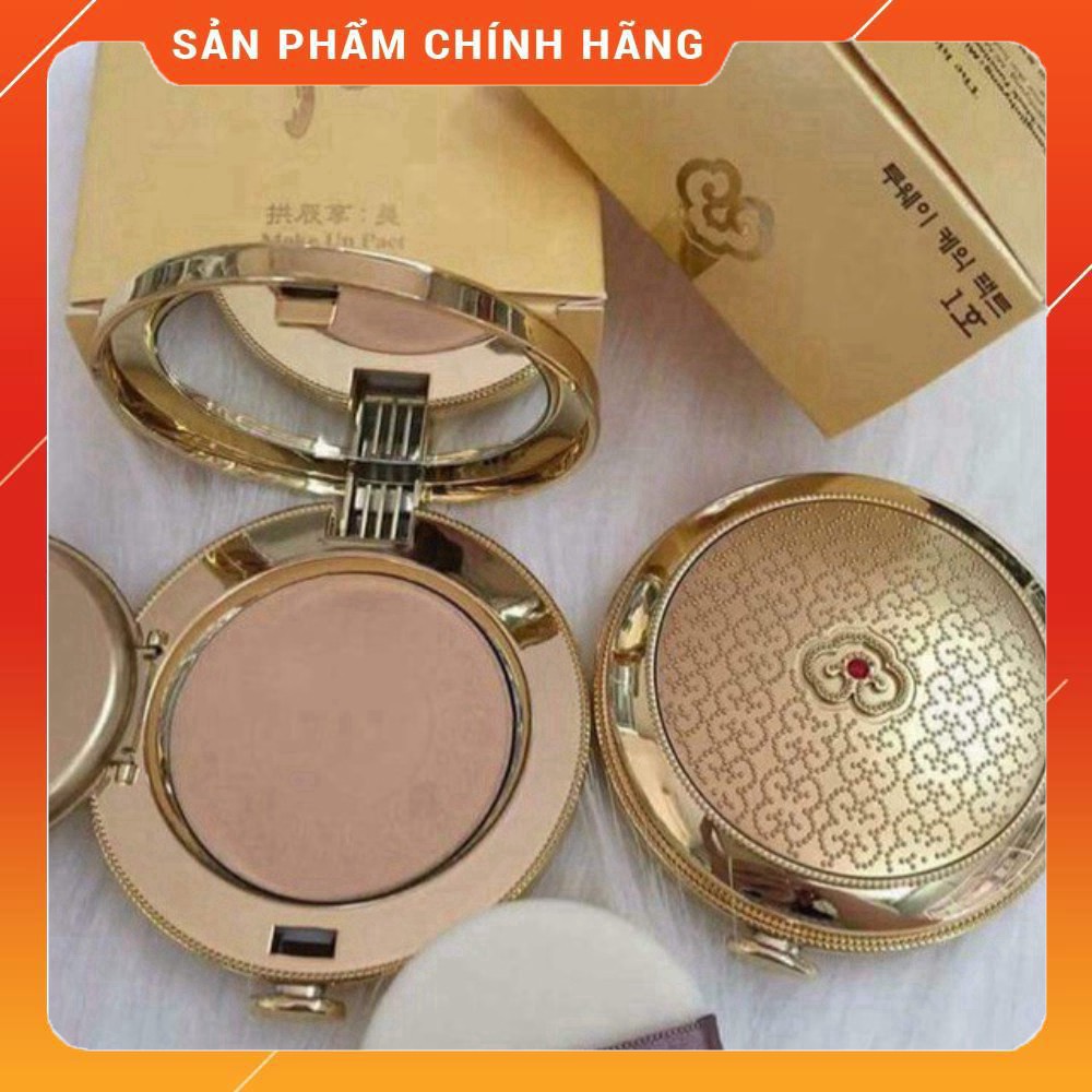 Phấn phủ dạng nén Whoo vàng Hoàng Cung Mi Makeup Pact