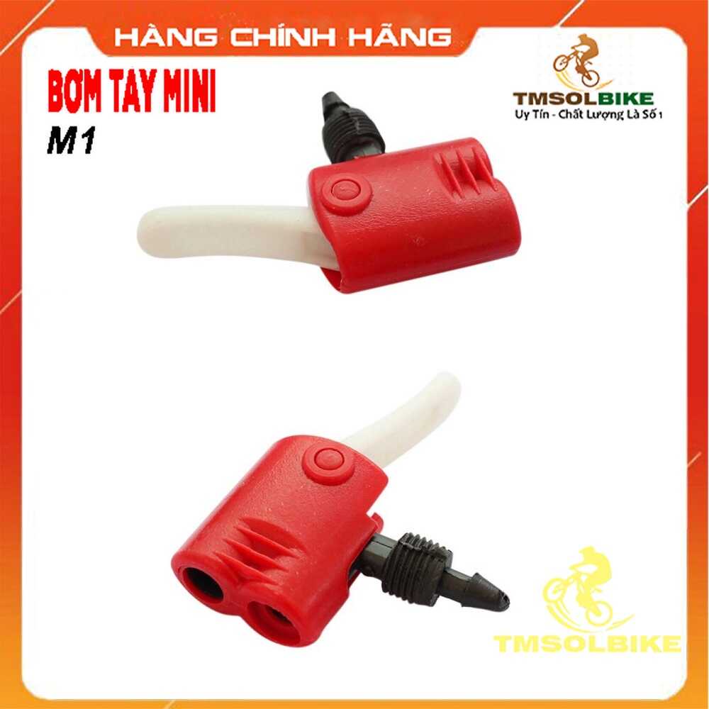 2 Đầu bơm đôi dùng bơm xe máy xe đạp phù hợp với van kiểu Pháp (hạt gạo) và van kiểu Mỹ (Van Honda)