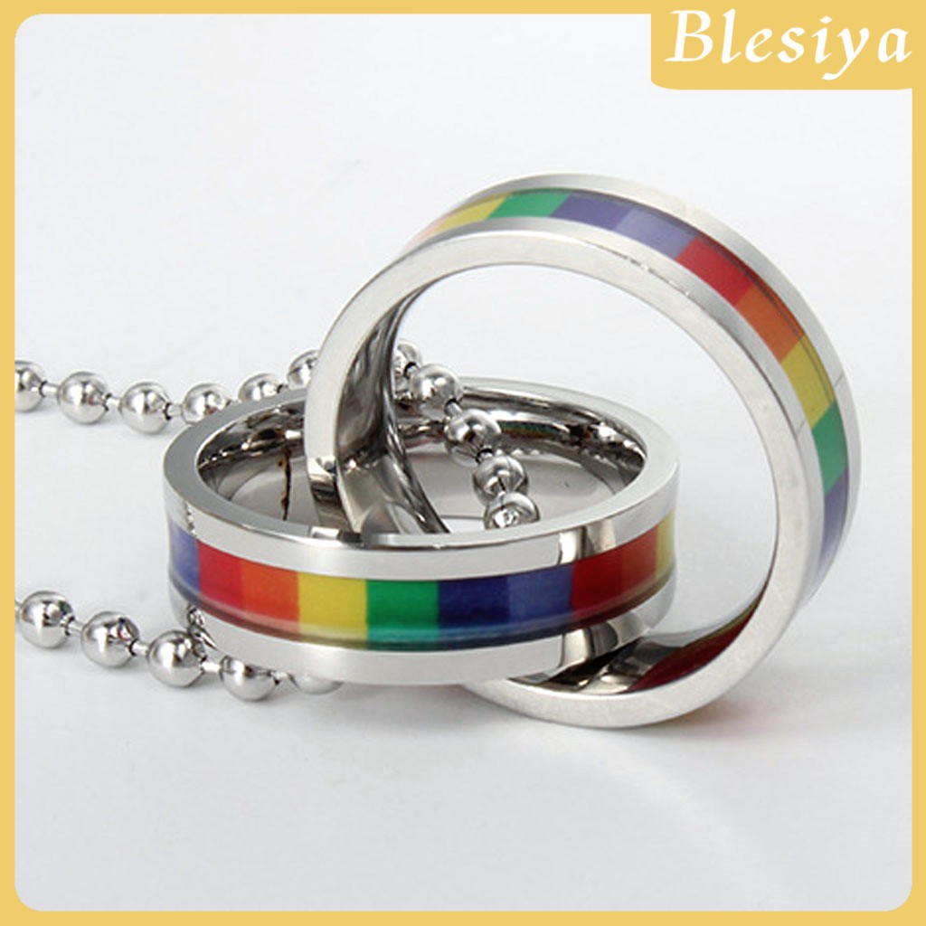 Vòng cổ Mặt Nhẫn Cầu Vồng LGBT