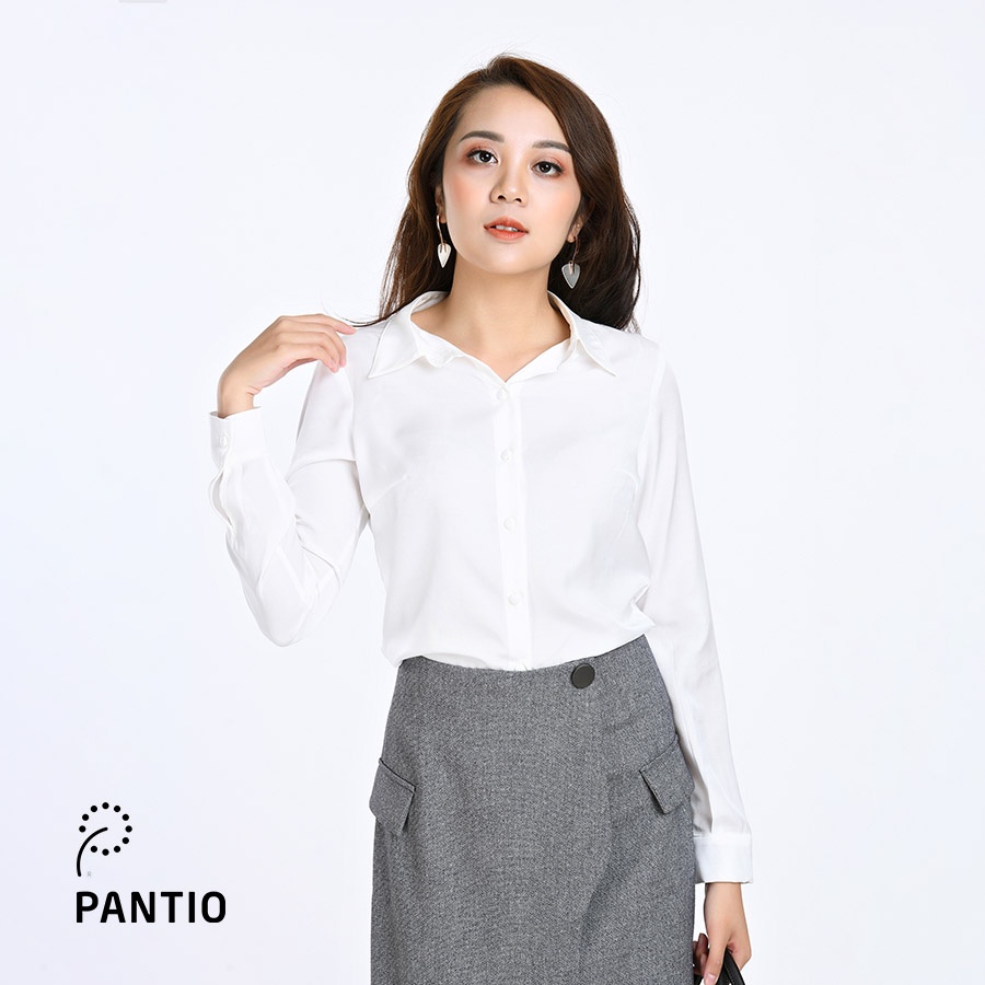 FAS92479 - Áo sơ mi kiểu dáng cơ bản thiết kế đơn giản - PANTIO