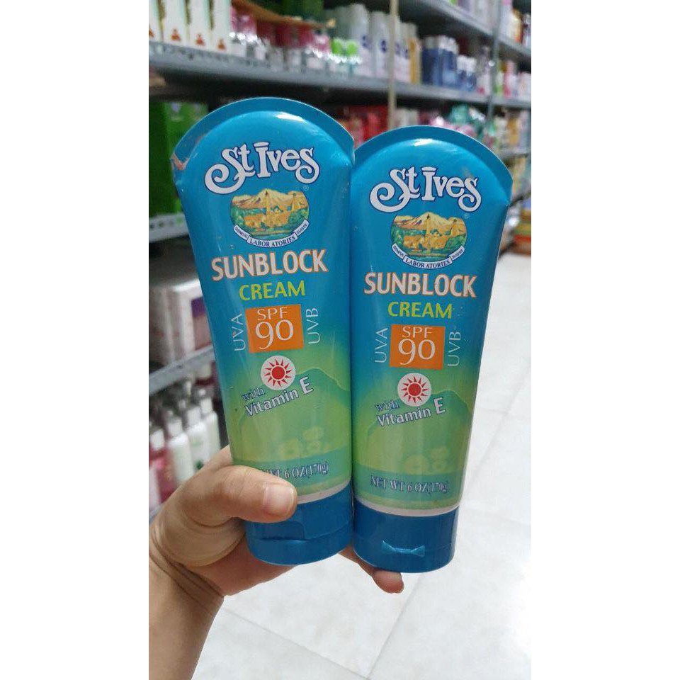 Kem chống nắng toàn thân Stives sunblock cream 90 spf - HX1442