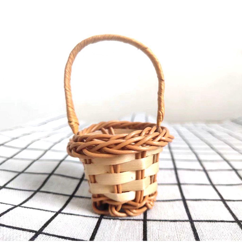Giỏ Đựng Hoa Bằng Gỗ Tự Nhiên Dùng Trang Trí