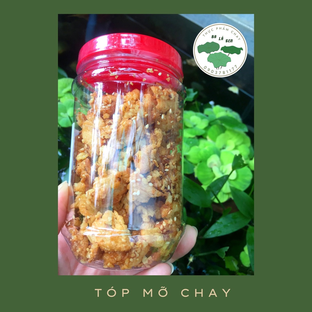 Tóp mỡ chay Ba Lá Sen ăn liền, ăn vặt đậm vị 130gr