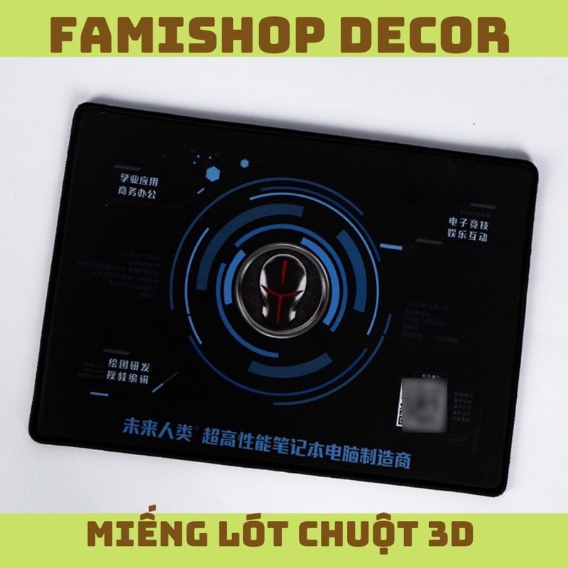 Miếng Lót Chuột Để Bàn In Hình 3D Chất Liệu Vãi Bền Bỉ Dành Cho Dân Game Thủ