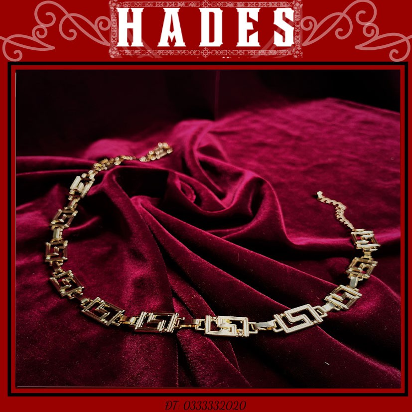 Dây chuyền titan vòng cổ phụ kiện trang sức cho nam nữ - choker chain jewelry necklace - Hades.js