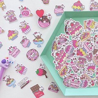 Set 44 nhãn dán trang trí sổ lưu niệm xinh xắn