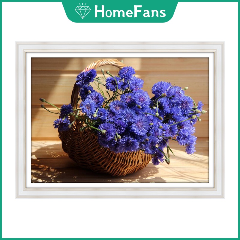 Bộ Tranh Đính Đá 5D Họa Tiết Hoa Ngô Ngôi Sao Độc Đáo DIY Dùng Trang Trí Nhà Cửa