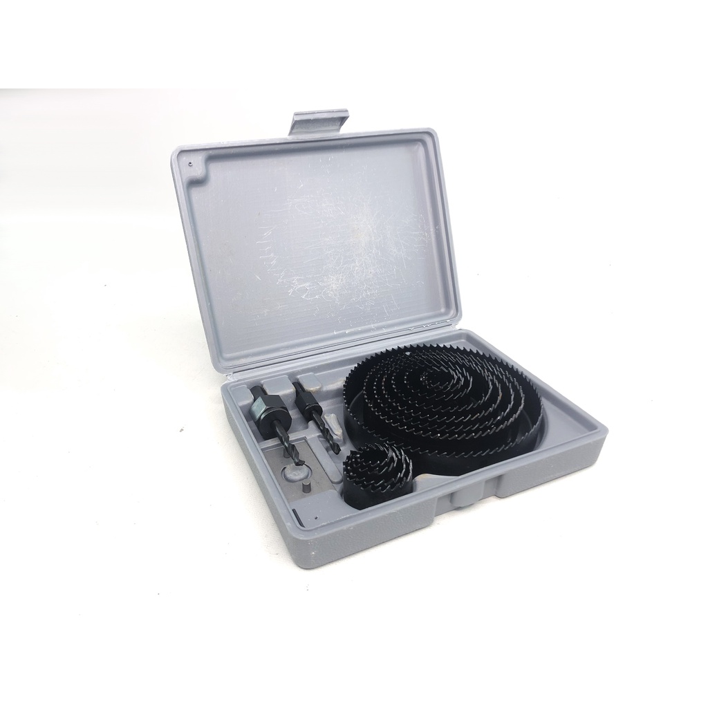 Bộ Khoét Lỗ 17pcs Đục Thạch Cao, Gỗ Bền Bỉ (Tặng Dao Dọc Giấy)