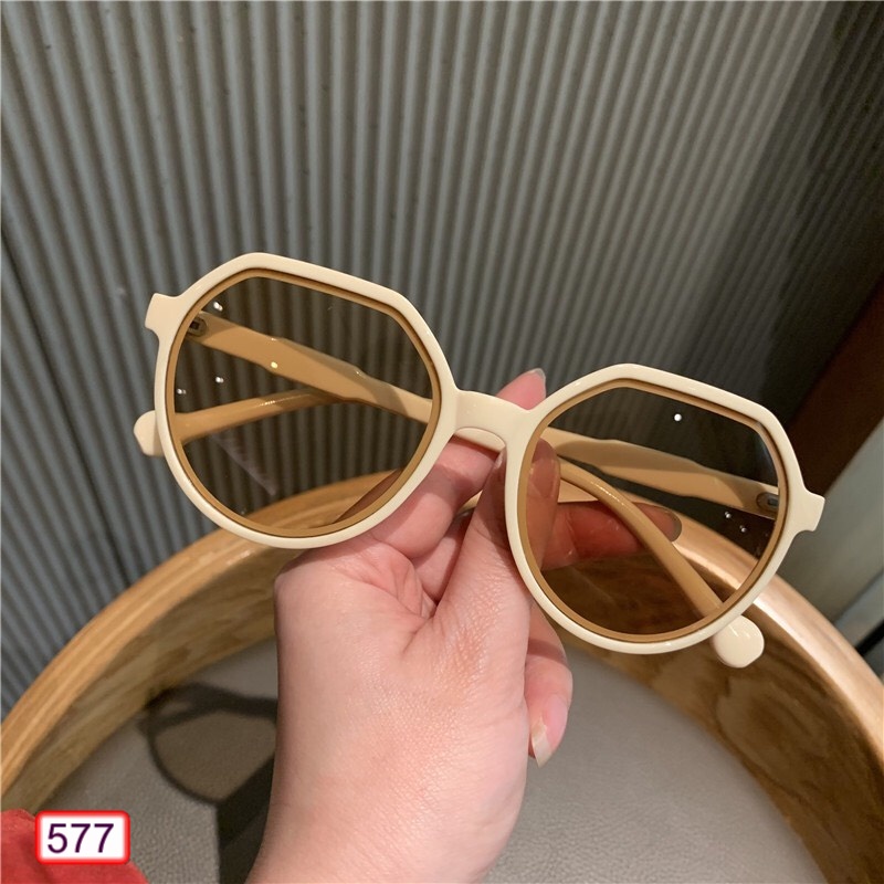 Kính Form đa giác Nam Nữ 348 Chất liệu nhựa hàn quốc kiểu dáng hot trend