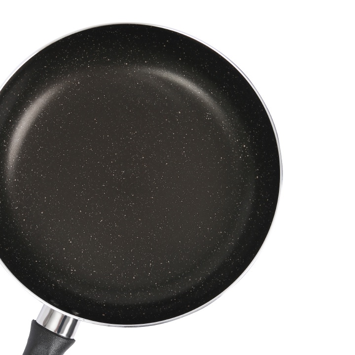 Chảo chống dính đáy từ vân đá HUTICO 30Cm, chảo chống dính cán nhựa bền chắc chịu nhiệt tốt, dùng cho mọi loại bếp