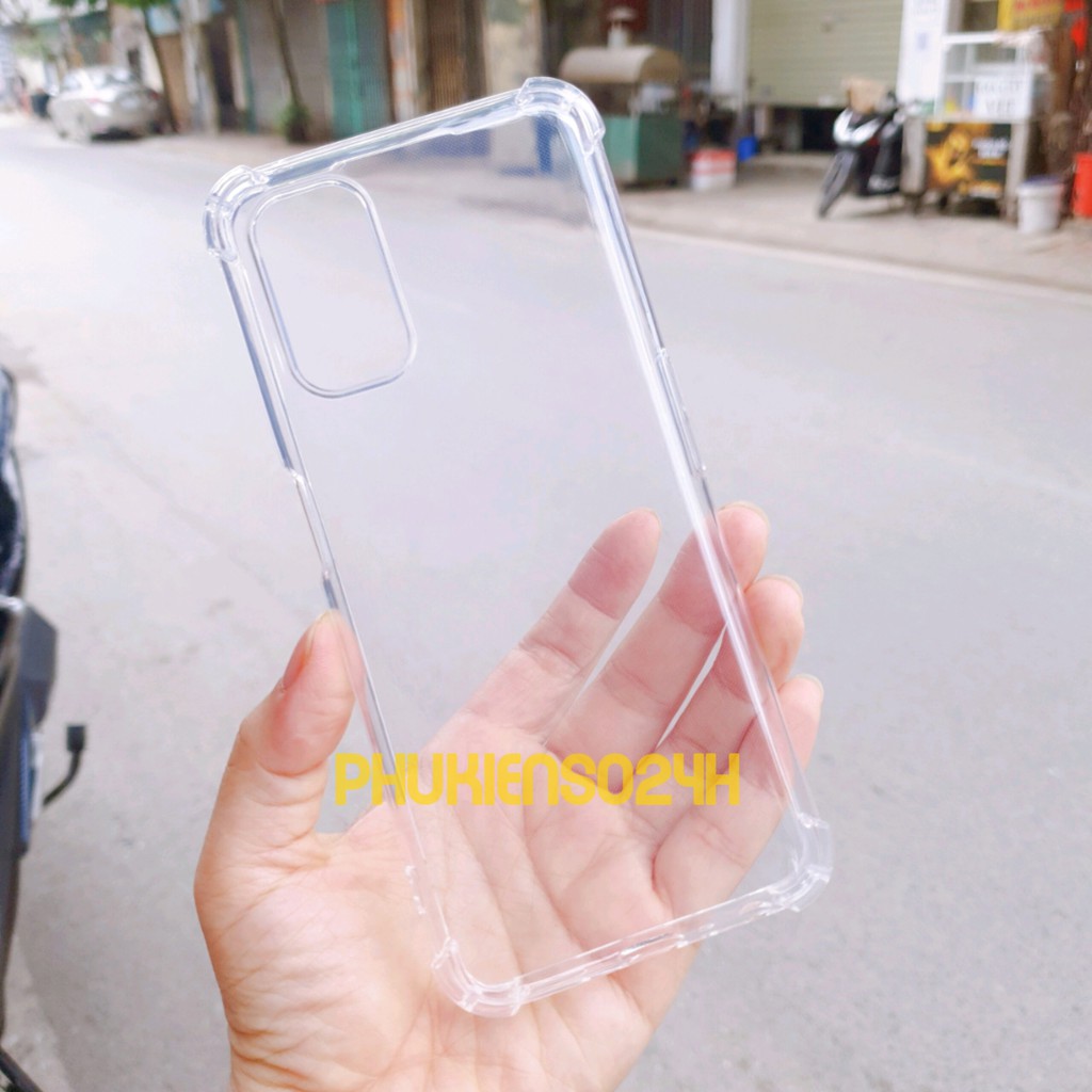 Ốp Lưng Realme Q2 dẻo trong suốt bảo vệ chống sốc 4 góc cao cấp