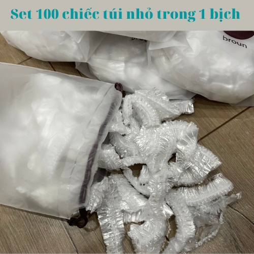 Màng bọc thực phẩm có chun co giãn siêu dai Hàn Quốc - set màng bọc hình túi gấu