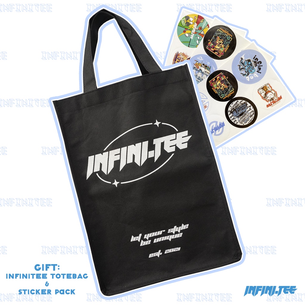Áo thun INFINITEE Fni688, Thun 100% Cotton - form rộng Unisex.