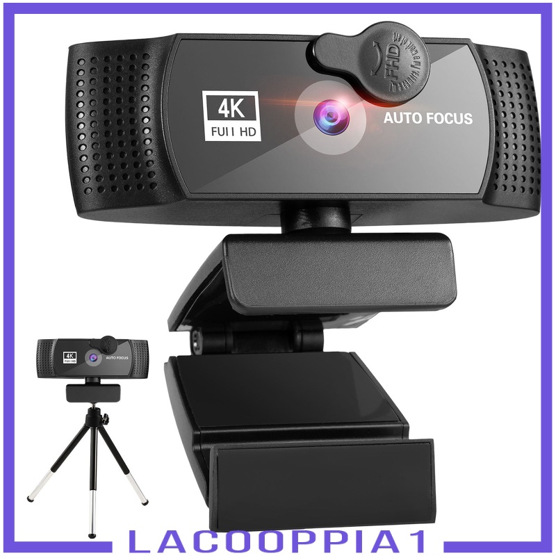 [LACOOPPIA1] Webcam 1080p HD w/ Noise-Cancelling Microphone USB for Gaming PC Desktop