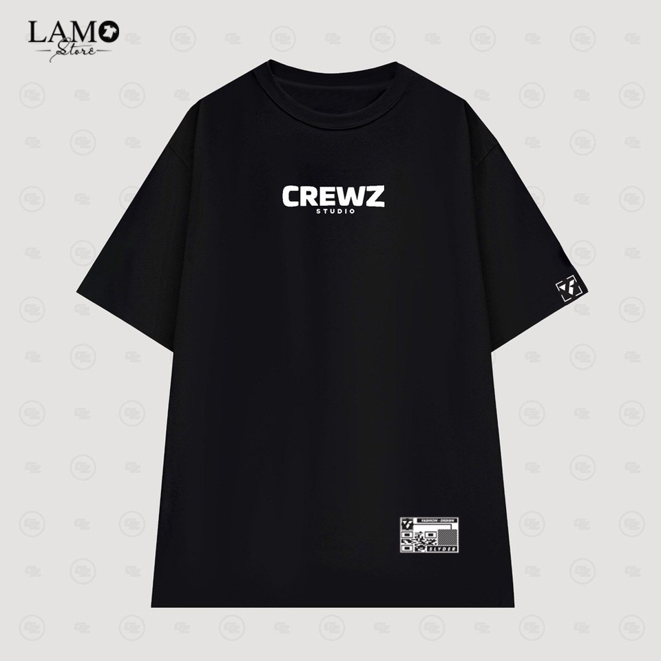 Tee basic ss1 CREWZ áo thun tay lỡ unisex Local Brand -Lamo Store(V427)