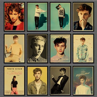 Tranh Treo Tường Trang Trí Nội Thất Hình Ca Sĩ Nhạc Troye Sivan