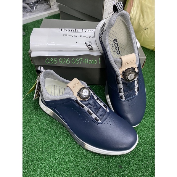 Giày Golf Nam Ecco Nút Vặn Tiện Lợi, Chống Nước Tốt, Golf Shoes