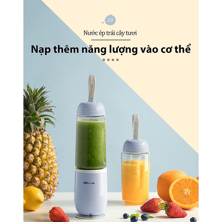 MÁY XAY CẦM TAY BEAR LOẠI 2 CỐC LLJ-D04B1