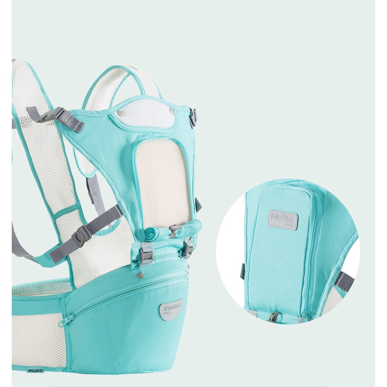 [Dòng cao cấp DIGUMI] Địu Ngồi Em Bé Chính Hãng Đai địu con đa năng 10 tư thế  an toàn tiện lợi cho Mẹ Và Bé Yêu