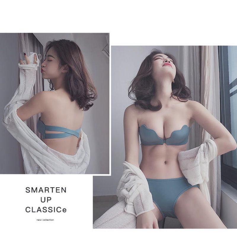 Áo Ngực Cài Trước Không Gọng Không Đường May Quyến Rũ Cho Nữ