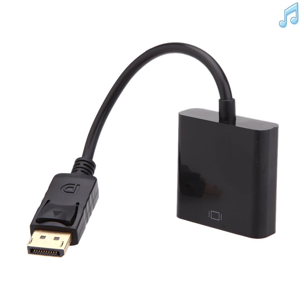 BY Hot-selling 1080p DP DisplayPort Male to VGA Female Converter Adapter Cable