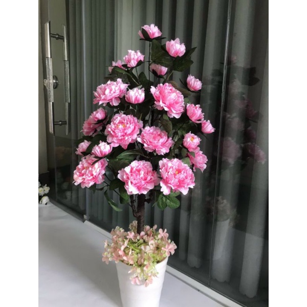 CÂY MẪU ĐƠN ( CÓ SỈ ) HOA GIẢ , HOA LỤA
