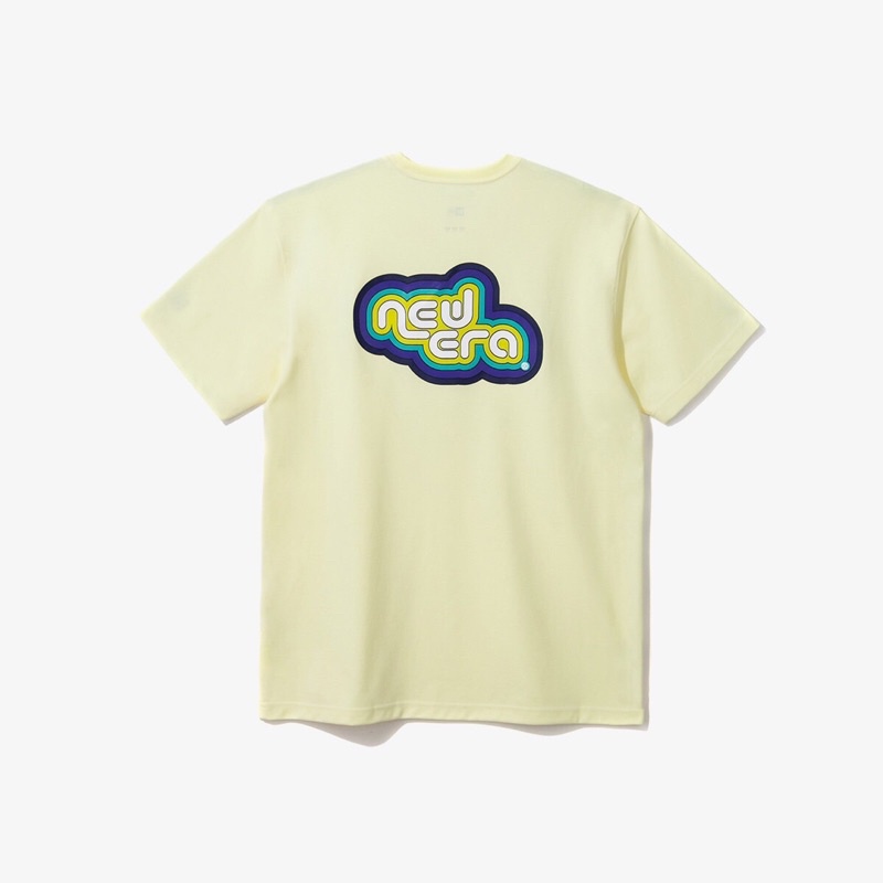 Áo thun New Era logo &quot;New Era&quot; màu Vàng Chanh