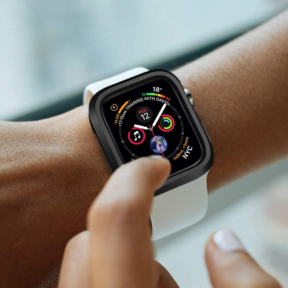 Khung Nhựa Silicone Cho Đồng Hồ Thông Minh Apple Watch Series 4 5 6 SE 40mm 44mm