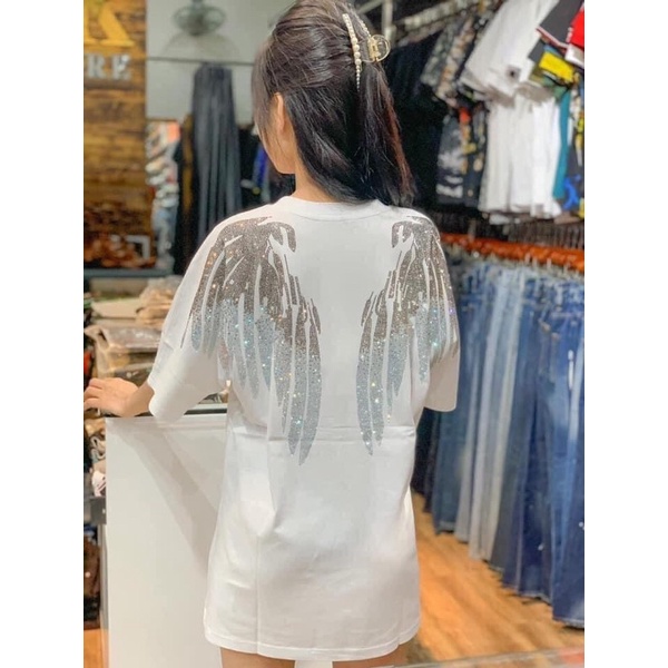 ⚡️ 𝐅𝐑𝐄𝐄 𝐒𝐇𝐈𝐏 ⚡️Áo Phông Nam Mc Burlon hoạ tiết cánh chim scap new